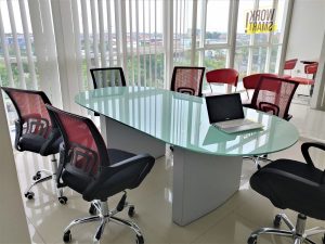 desain kantor minimalis, meeting room